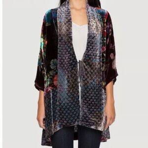 Johnny Was Dream Multi-Print Velvet Kimono